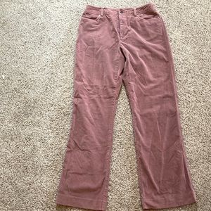Pink corduroy pants